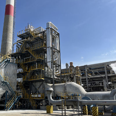 Afvalgasrecycling Afvalwarmte Stoomketel 53,75 T/H 60157Nm3/H Hoog efficiënte aanpassing