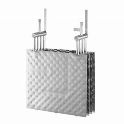 Compacte lay-out kussenplaatwarmtewisselaar Driedimensionaal stroomkanaal efficiënte warmteoverdracht
