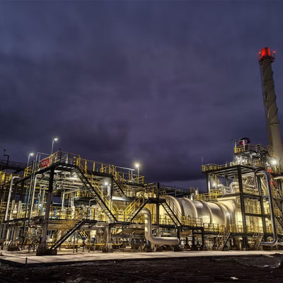 Warmwisselbare uitbreidingsinterface afvalwarmte ketel 78000 Nm3/h Parameters van rookgassen