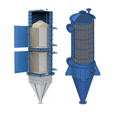 Efficiënte warmteoverdracht Bulk Solid Plate Warmtewisselaar Continu werking Gas Solid Tweefasenstroom