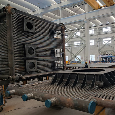 45 T/H Verdampingskapaciteit Hoekbuisketel Vierhoek zelfdragend frame