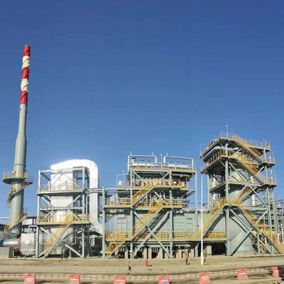 Cycloon golfplaat hoekbuisketel Tweestapsstoomdrogen 50 t/h